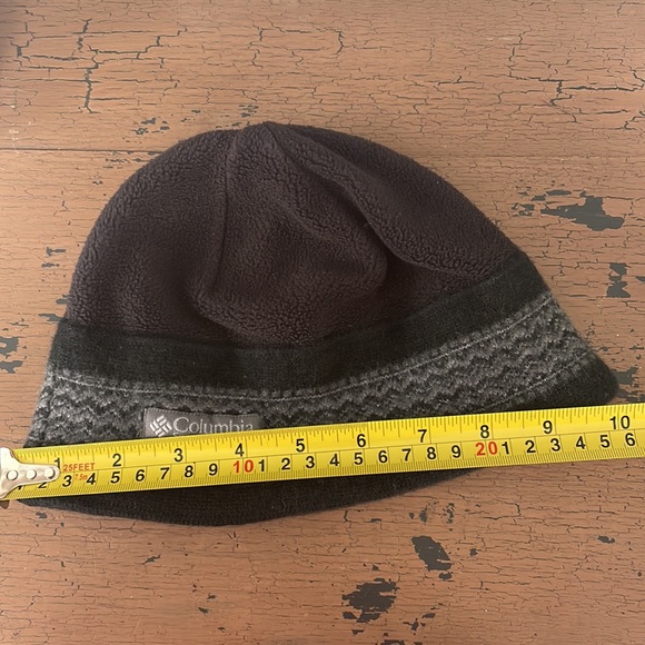 Columbia Unisex Winter Hat Beanie Tuque Black Gray One Size - Picture 7 of 7